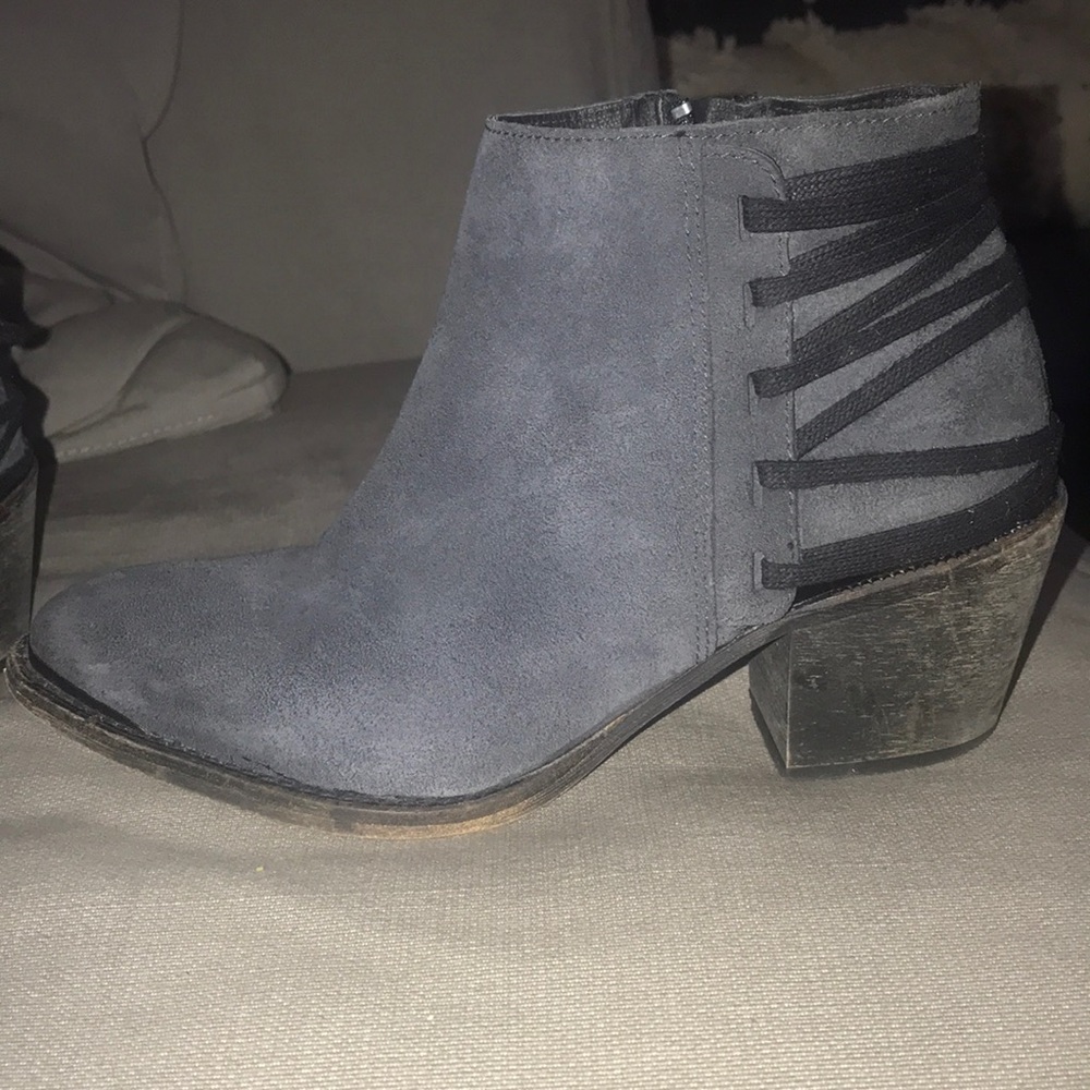 Suede booties